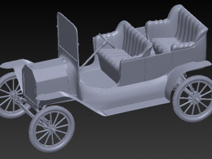 Old car 3D 打印模型