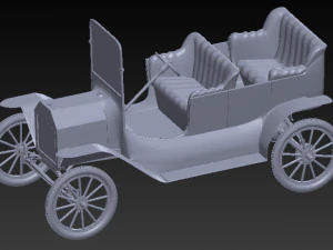 Carro velho Modelo de Impressão 3D