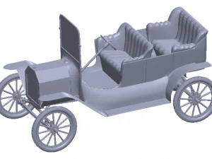 Carro velho Modelo de Impressão 3D