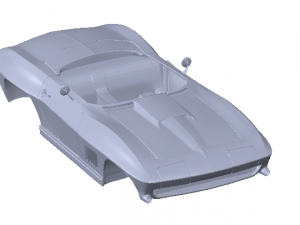 Corvette sting Ray 1967 Modello di stampa 3D