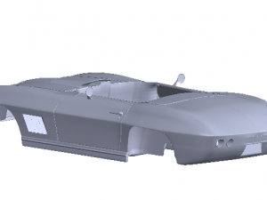Corvette sting Ray 1967 Modèles 3D en vedette