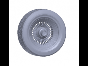 Car wheel 3Dプリントモデル