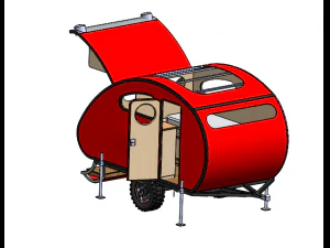 Caravane 3D Print Model