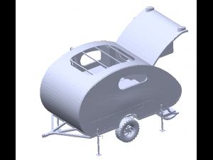 Caravane 3D Print Model