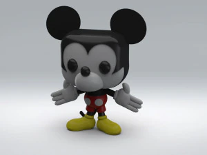Funko pop figure mickey mouse 3D Model