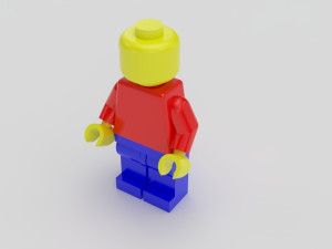 lego minifigure 3D Model
