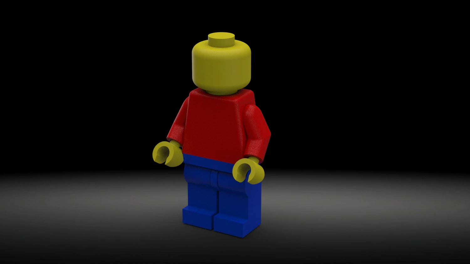 lego minifigure 3D Model .c4d .max .obj .3ds .fbx .stl .blend 