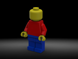 lego minifigure 3D Model