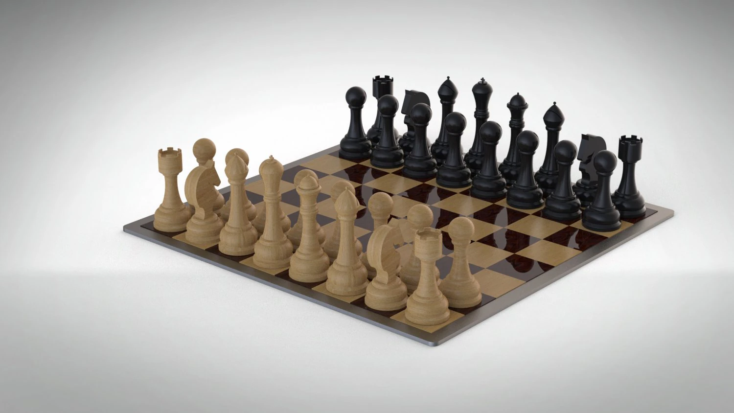 chess 3D Model .c4d .max .obj .3ds .fbx .stl .blend 