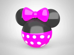 bola minnie mouse Model 3D