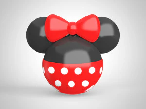 minnie mouse sphere 3D Model