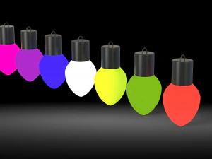 crhistmas lights 3D Model