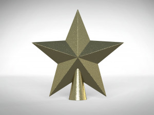 Christmas tree star Model 3D