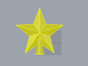 Christmas tree star Model 3D