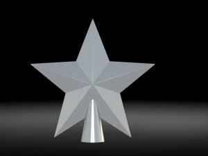 Kerstboom ster 3D Model