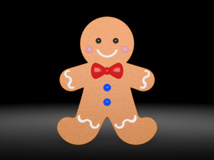gingerbread man 3D Model