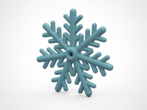 snow flake 3D 模型