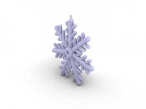 snow flake 3D 模型