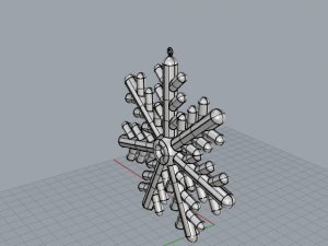 snow flake 3D 模型