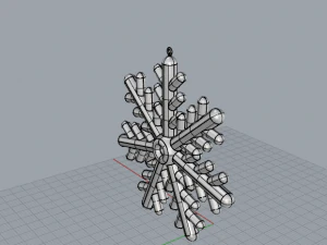 snow flake 3D Model