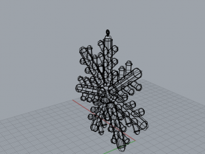 snow flake 3D 模型