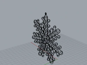 snow flake 3D Model