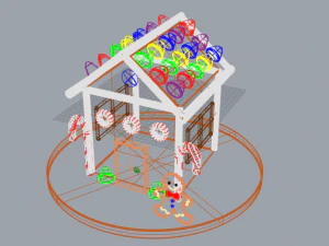 gingerbread house 3D Model