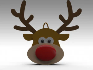 Reindeer ornament 3D Model
