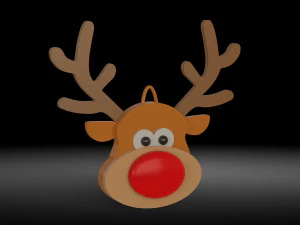 Reindeer ornament 3D Model