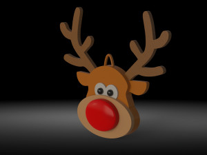 Reindeer ornament Modelo 3D