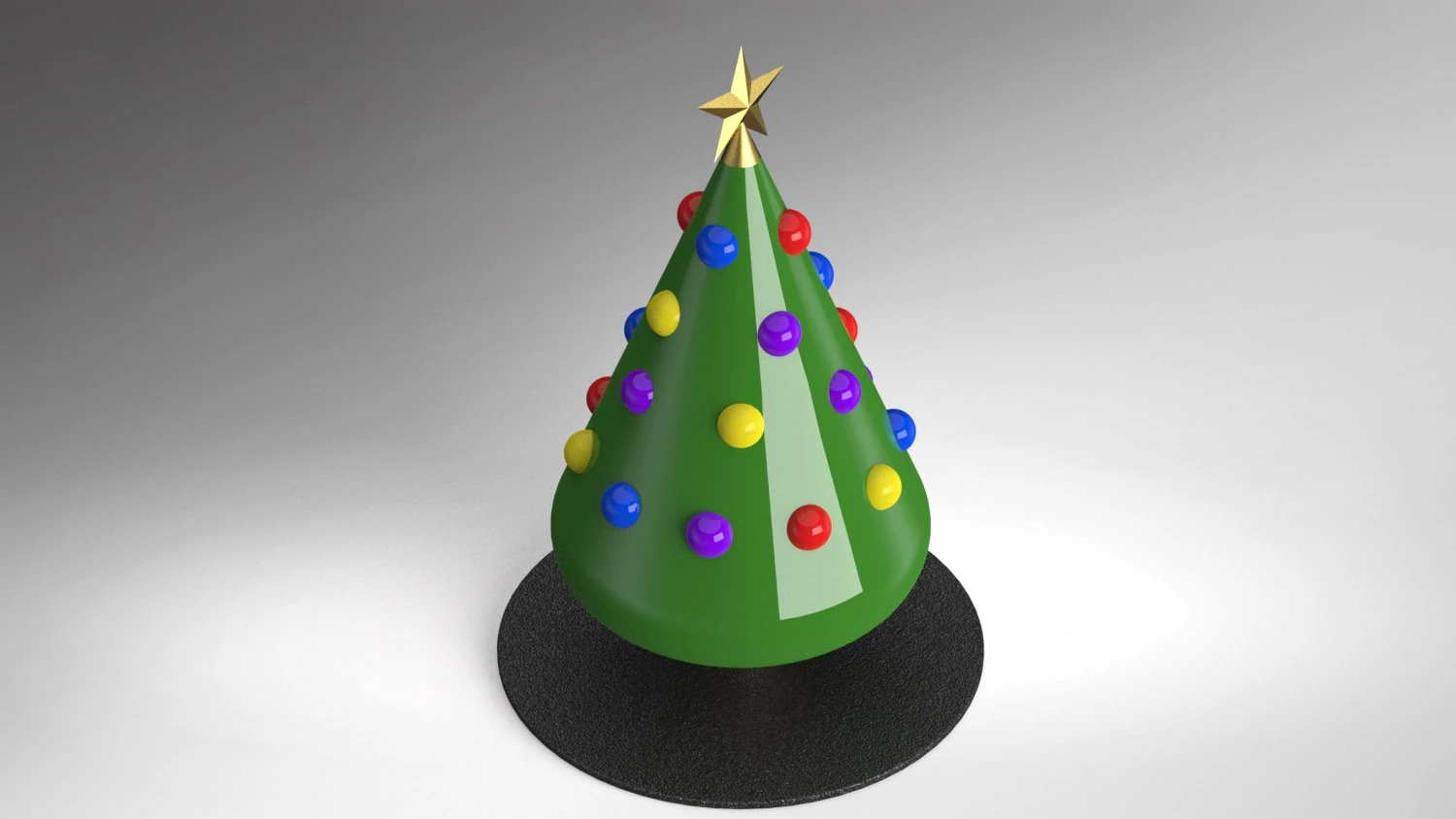 christmas tree 3D Model .c4d .max .obj .3ds .fbx .stl .blend 