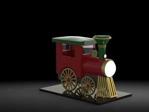 クリスマストレイン 3Dモデル