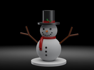 snowman 3D Model