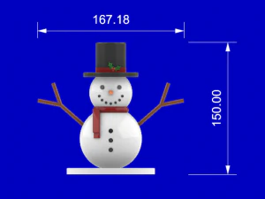 snowman 3D Model