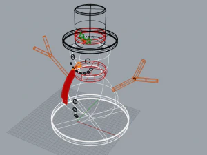 snowman 3D Model