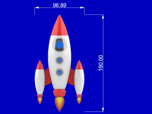 Spaceship 3D 模型