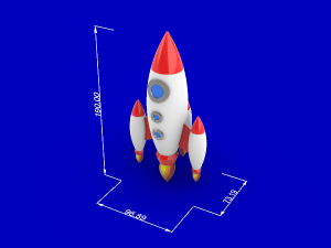Spaceship 3D 模型