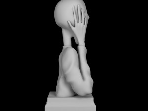 the scream print model 3d 3D Принт Модель