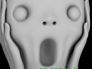 the scream print model 3d 3D Принт Модель