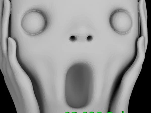 the scream print model 3d 3D Print Model