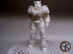 t-60 armor from the fallout game Modèles 3D en vedette