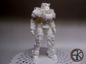 t-60 armor from the fallout game Modèles 3D en vedette