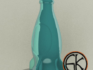 a bottle of cola kernels from fallout 4 3D Print Model