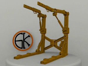 lift to the workshop for power armor from the game fallout 4 part 1 3D Print Model