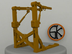 lift to the workshop for power armor from the game fallout 4 part 1 3D Print Model