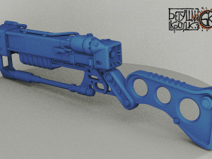 part 3 laser rifle fallout 4 scale 1 and 2 3D 프린트 모델