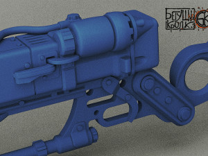part 3 laser rifle fallout 4 scale 1 and 2 3D Принт Модель