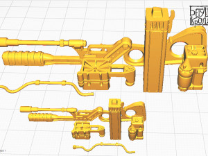 part 3 laser rifle fallout 4 scale 1 and 2 3D Принт Модель