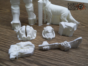 statuette for the game fallout armor t-60 dog 3D प्रिंट मॉडल