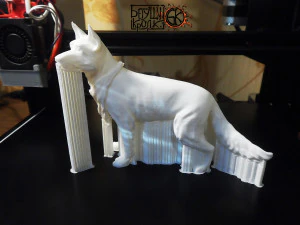 armor t-60 rifle dog from the game fallout 3D Print Model